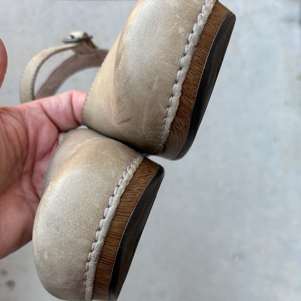 Dansko Tan Leather Mules - Picture 10 of 16